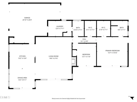 Floorplan - 1447 N Foothill Rd, Ojai, CA 93023 photo 1 of 1