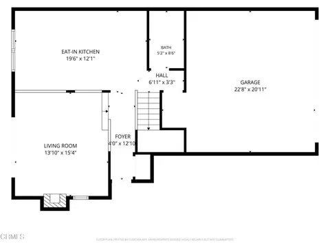 Floorplan - 211 N Carillo Rd #E, Ojai, CA 93023 photo 2 of 3