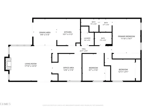 Floorplan - 2208 N H St, Oxnard, CA 93036 photo 1 of 1
