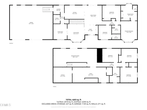 Floorplan - 2999 Valley Meadow Dr, Oak View, CA 93022 photo 1 of 1