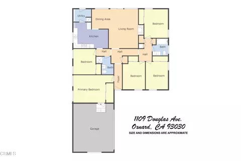Floorplan - 1109 Douglas Ave, Oxnard, CA 93030 photo 1 of 1