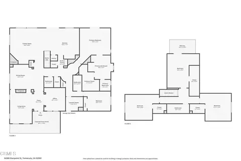 Floorplan - 34269 Starpoint St, Temecula, CA 92592 photo 1 of 3