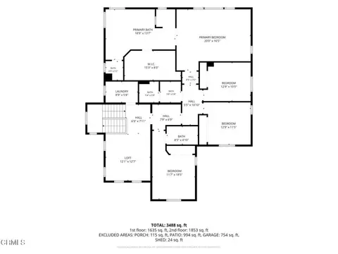 Floorplan - 237 Trellis Pl, Camarillo, CA 93012 photo 1 of 2