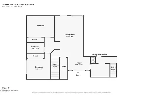 Floorplan - 3933 Ocean Dr, Oxnard, CA 93035 photo 2 of 4