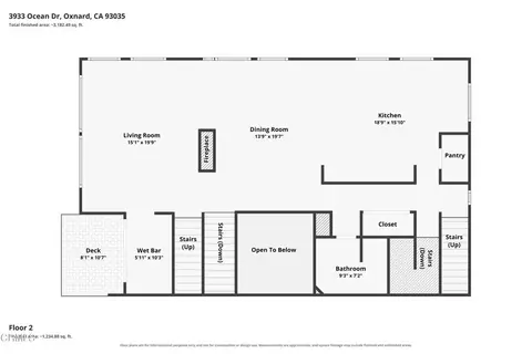 Floorplan - 3933 Ocean Dr, Oxnard, CA 93035 photo 3 of 4
