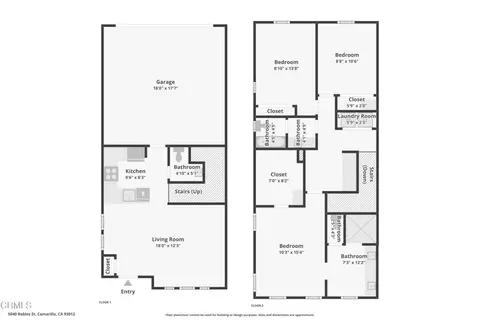 Floorplan - 5040 Robles St, Camarillo, CA 93012 photo 1 of 1