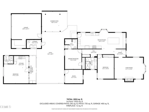 Floorplan - 439 Deodar Ave, Oxnard, CA 93030 photo 1 of 1