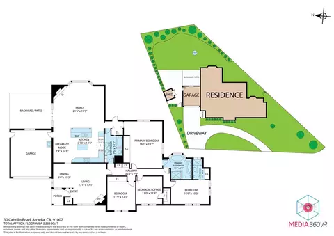 Floorplan - 30 Cabrillo, Arcadia, CA 91007 photo 1 of 1