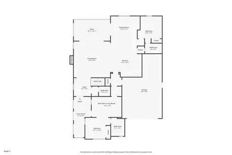Floorplan - 535 E Desert Willow, Azusa, CA 91702 photo 1 of 2