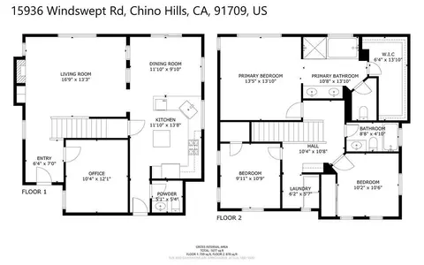 Floorplan - 15936 Windswept Rd, Chino Hills, CA 91709 photo 1 of 1
