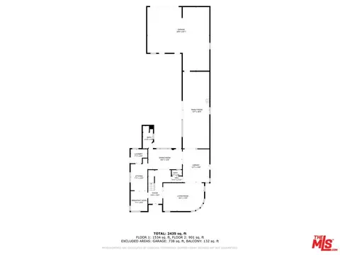 Floorplan - 1328 Randall St, Glendale, CA 91201 photo 1 of 3