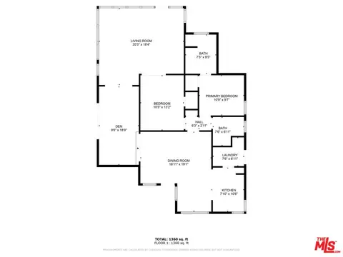 Floorplan - 2128 N Brighton St, Burbank, CA 91504 photo 1 of 1