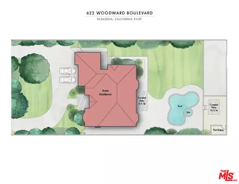 Floorplan - 622 Woodward Blvd, Pasadena, CA 91107 photo 2 of 2