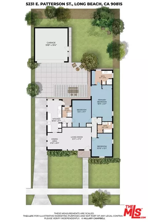 Floorplan - 5231 E Patterson St, Long Beach, CA 90815 photo 1 of 2