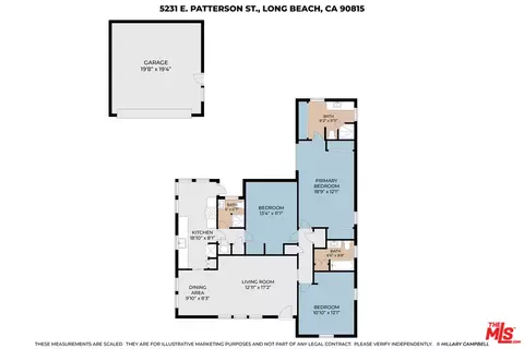Floorplan - 5231 E Patterson St, Long Beach, CA 90815 photo 2 of 2