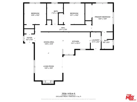 Floorplan - 7033 Bothwell Rd, Reseda, CA 91335 photo 1 of 1