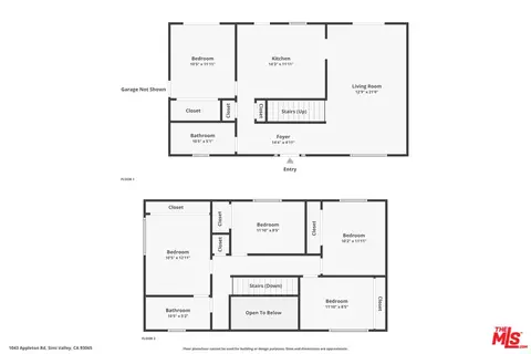 Floorplan - 1043 Appleton Rd, Simi Valley, CA 93065 photo 1 of 3