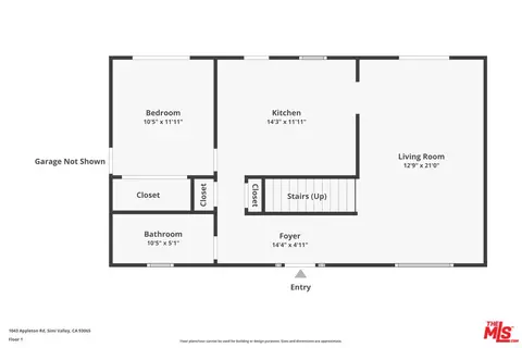Floorplan - 1043 Appleton Rd, Simi Valley, CA 93065 photo 2 of 3