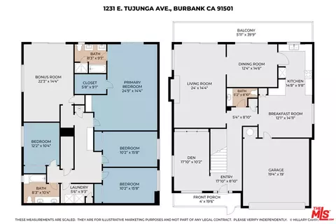 Floorplan - 1231 E Tujunga Ave, Burbank, CA 91501 photo 1 of 1