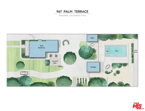 Floorplan - 967 Palm Ter, Pasadena, CA 91104 photo 2 of 3