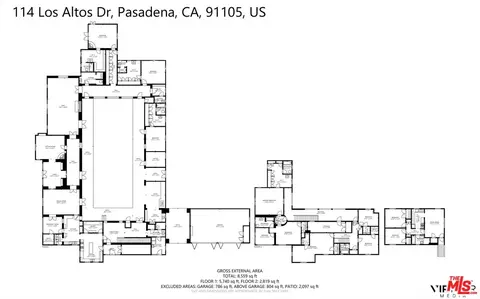 Floorplan - 114 Los Altos Dr, Pasadena, CA 91105 photo 1 of 1