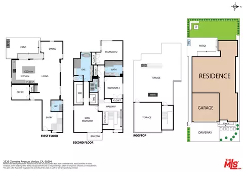 Floorplan - 2329 Clement Ave, Venice, CA 90291 photo 1 of 1