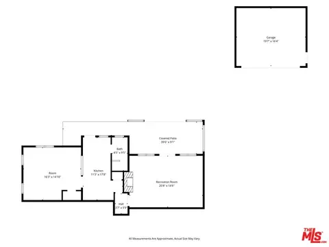 Floorplan - 10405 Pinyon Ave, Tujunga, CA 91042 photo 2 of 3