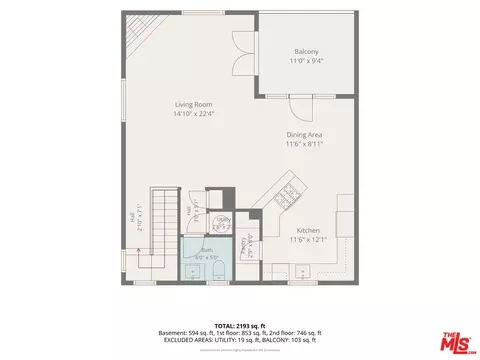 Floorplan - 535 E Walnut Ave #B, El Segundo, CA 90245 photo 4 of 4