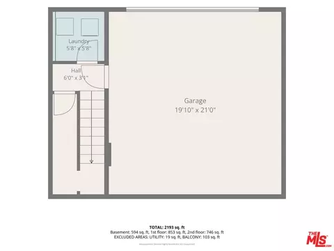 Floorplan - 535 E Walnut Ave #B, El Segundo, CA 90245 photo 2 of 4