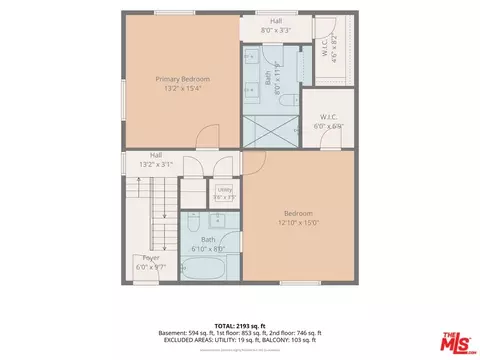 Floorplan - 535 E Walnut Ave #B, El Segundo, CA 90245 photo 3 of 4