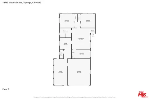 Floorplan - 10743 Mountair Ave, Tujunga, CA 91042 photo 1 of 1