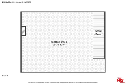 Floorplan - 261 Highland, Oxnard, CA 93035 photo 4 of 4