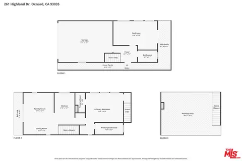 Floorplan - 261 Highland, Oxnard, CA 93035 photo 1 of 4