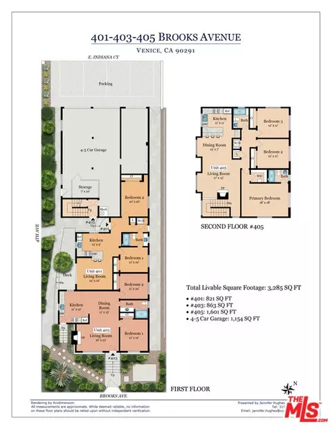 Floorplan - 403 Brooks Ave, Venice, CA 90291 photo 1 of 1
