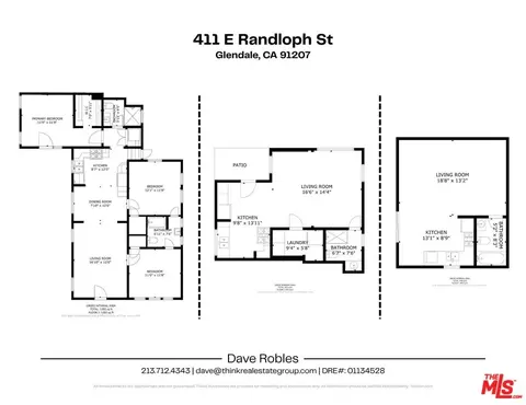 Floorplan - 411 E Randolph St, Glendale, CA 91207 photo 1 of 1