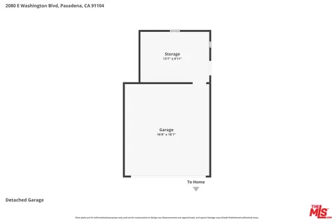 Floorplan - 2080 E Washington Blvd, Pasadena, CA 91104 photo 2 of 2