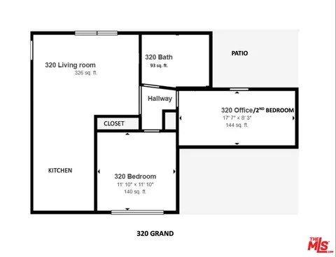 Floorplan - 320 Grand Blvd, Venice, CA 90291 photo 1 of 3