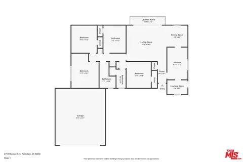 Floorplan - 37739 Sumac Ave, Palmdale, CA 93550 photo 1 of 1