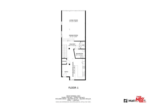 Floorplan - 615 Hampton Dr #B301, Venice, CA 90291 photo 1 of 2