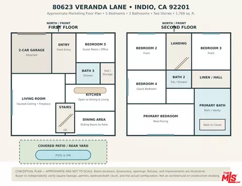 Floorplan - 80623 Veranda Ln, Indio, CA 92201 photo 1 of 1