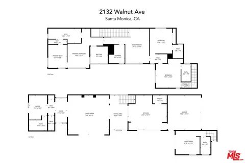 Floorplan - 2132 Walnut Ave, Venice, CA 90291 photo 1 of 1