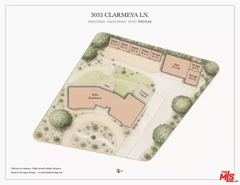 Floorplan - 3033 Clarmeya Ln, Pasadena, CA 91107 photo 2 of 2