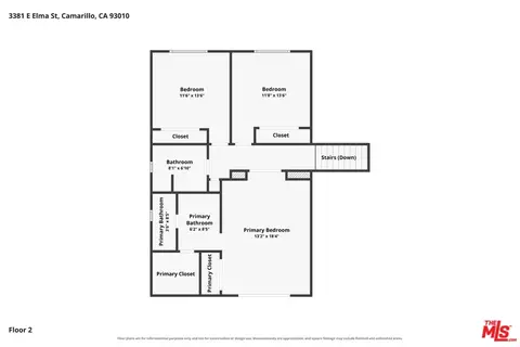 Floorplan - 3381 Elma St, Camarillo, CA 93010 photo 3 of 3