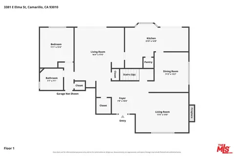 Floorplan - 3381 Elma St, Camarillo, CA 93010 photo 2 of 3