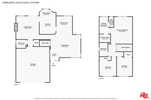 Floorplan - 22064 Jodi Pl, Santa Clarita, CA 91350 photo 1 of 1