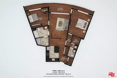 Floorplan - 700 E Ocean Blvd #1102, Long Beach, CA 90802 photo 1 of 1