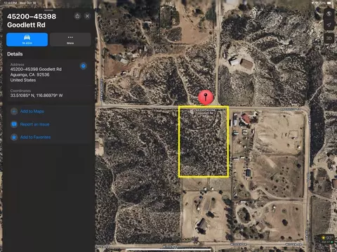 45200 Goodlett Road Rd, Aguanga, CA 92536