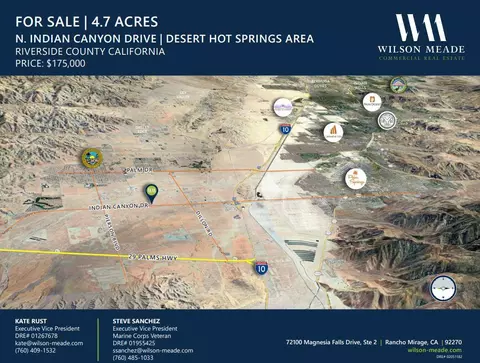 - N Indian Canyon Drive, Desert Hot Springs, CA 92240
