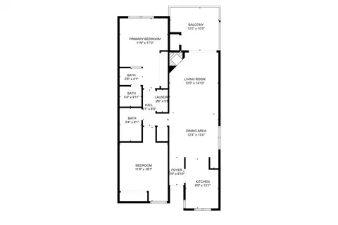 Floorplan - 3043 N Brea Blvd, Fullerton, CA 92835 photo 1 of 1