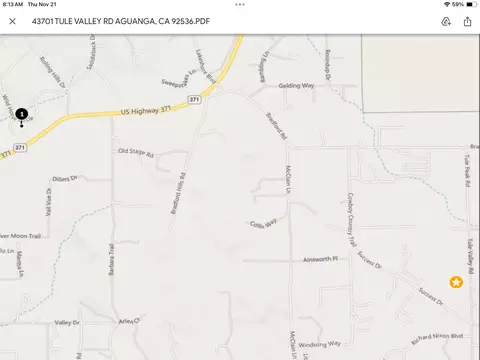 43701 Tule Valley Rd, Aguanga, CA 92536